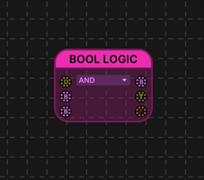 Boolean Logic Node