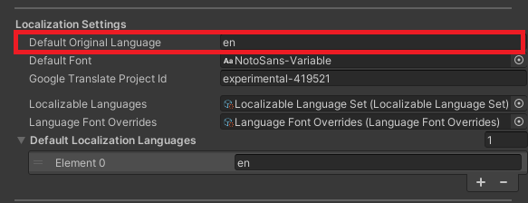 Changing the Default Language in the EasyTalk Node Editor