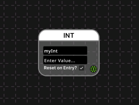 Int Variable Node