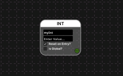 Int Variable Node